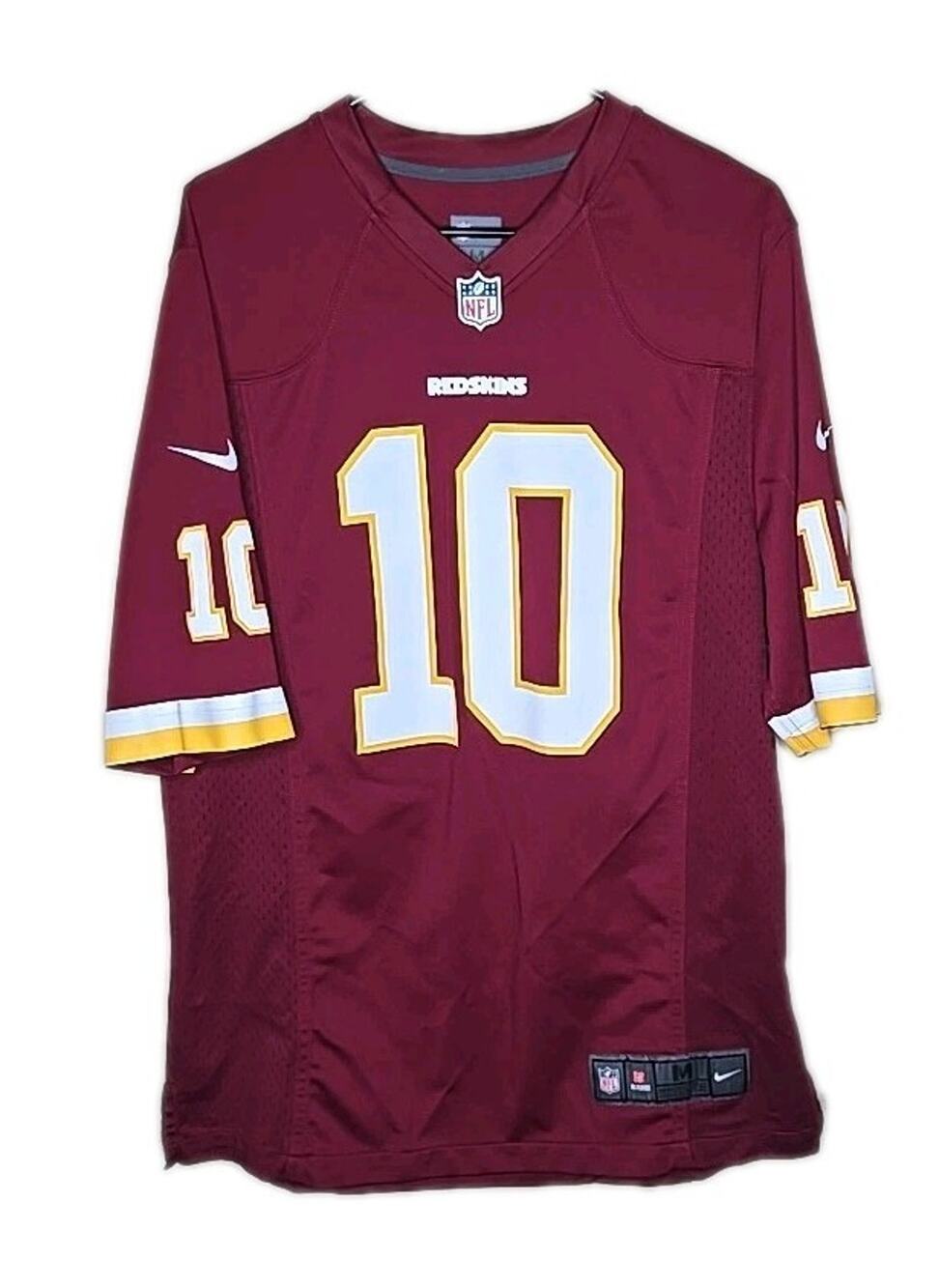 Nike Washington Redskins Robert Griffin III Jersey #10 Red Printed Size Medium